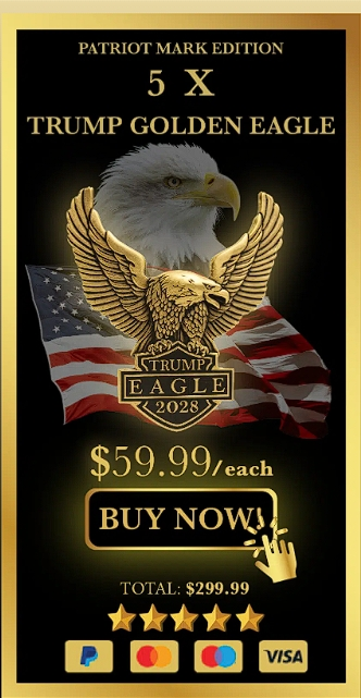  buy 5 golden trump eagle