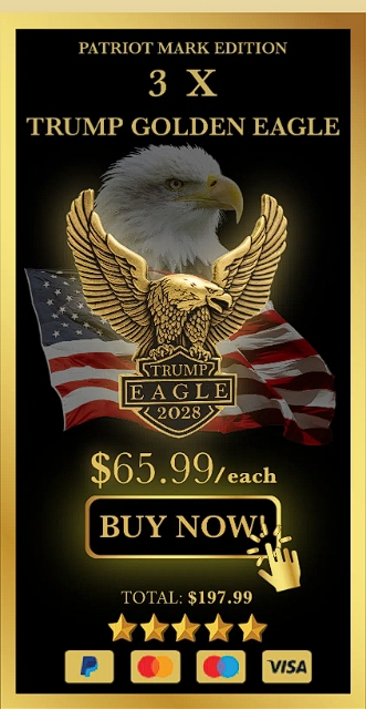  buy 3 golden trump eagle